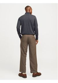 Jack & Jones Golf Basic 12258051 Szary Regular Fit. Typ kołnierza: golf. Kolor: szary. Materiał: bawełna #6