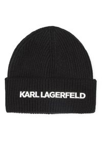 Czapka Karl Lagerfeld Kids. Kolor: czarny