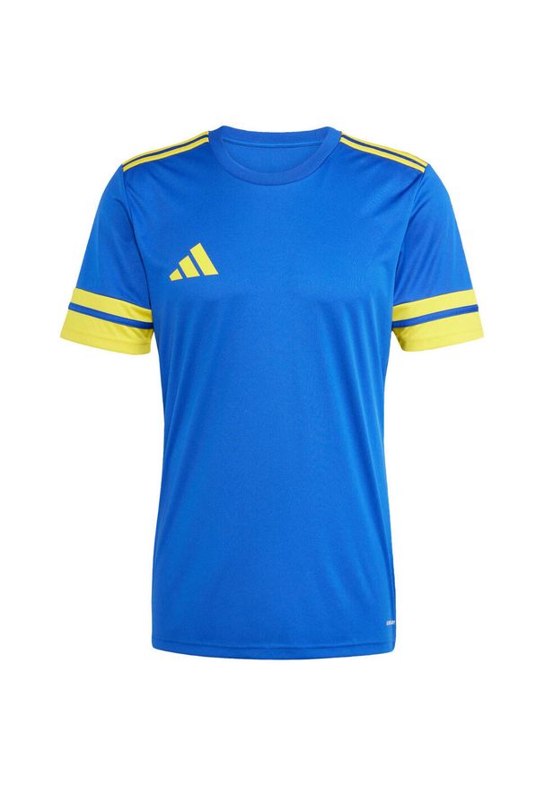 Adidas - Koszulka męska adidas Squadra 25. Kolor: niebieski, żółty, wielokolorowy. Sport: piłka nożna