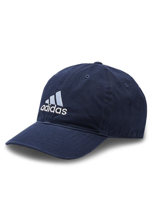 Adidas - adidas Czapka z daszkiem Two-Colour Embroidered Logo Dad Cap HT2036 Błękitny. Kolor: niebieski