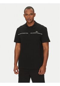 Lacoste Polo PH9863 Czarny Regular Fit. Typ kołnierza: polo. Kolor: czarny. Materiał: bawełna