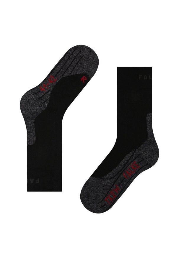 Skarpetki damskie Falke TK2 Sensitive. Kolor: czarny. Materiał: wełna