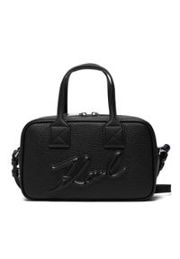 Karl Lagerfeld - KARL LAGERFELD Torebka A4W30047 Czarny. Kolor: czarny. Materiał: skórzane
