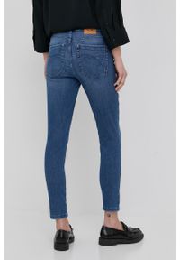 Marella jeansy Waisted damskie medium waist. Kolor: niebieski
