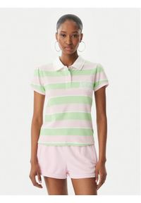 Juicy Couture Polo Juicy Puff JCGCT126015 Zielony Slim Fit. Typ kołnierza: polo. Kolor: zielony. Materiał: bawełna #1