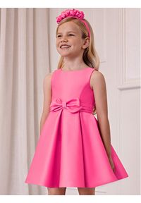 Abel & Lula Sukienka elegancka 5061 Różowy Regular Fit. Kolor: różowy. Materiał: syntetyk. Styl: elegancki #1