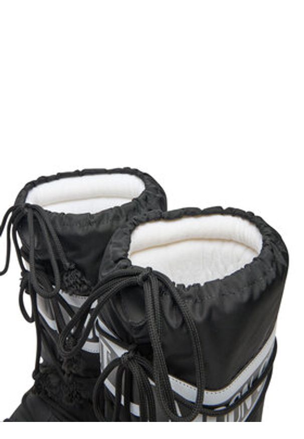 Moon Boot Śniegowce 80D1400440 D Czarny. Kolor: czarny. Materiał: skóra