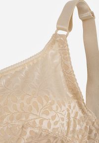 Renee - Jasnobeżowy Biustonosz Full Cup z Ramiączkami z Regulacją Posofia. Kolor: beżowy #3