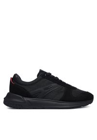 Hugo - HUGO Sneakersy GO3 50573615 Czarny. Kolor: czarny. Materiał: zamsz, skóra #1