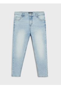 Sinsay - Jeansy skinny fit - niebieski. Kolor: niebieski