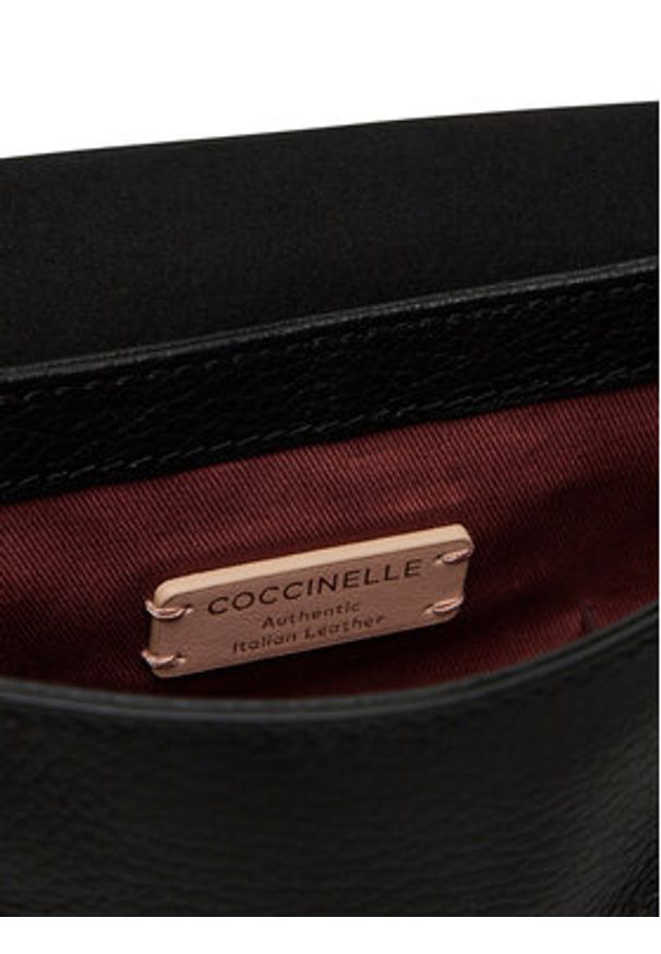 Coccinelle Torebka E5 QBB 52 01 01 Czarny. Kolor: czarny. Materiał: skórzane