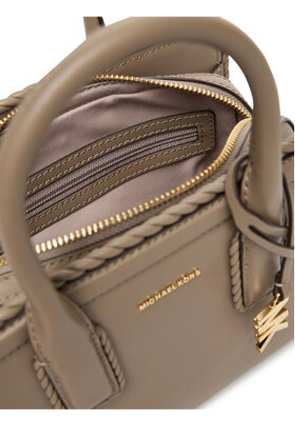 MICHAEL Michael Kors Torebka Laila 30T5G9IS1L Beżowy. Kolor: beżowy. Materiał: skórzane