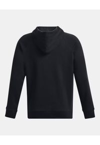 Under Armour UA RIVAL FLEECE HOODIE Bluza męska z kapturem. Typ kołnierza: kaptur. Kolor: czarny. Materiał: polar, materiał, dzianina. Sport: fitness #4