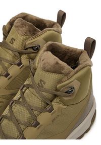 salomon - Salomon Trekkingi Outsnap Waterproof L47854000 Zielony. Kolor: zielony. Materiał: materiał. Sport: turystyka piesza #3