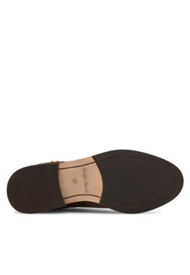 Sergio Bardi Botki WI08-CHLOE(552)-21-SB Brązowy. Kolor: brązowy. Materiał: skóra