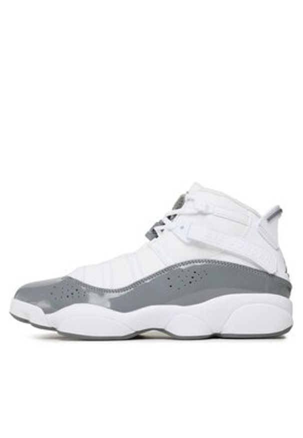 Nike Sneakersy Jordan 6 Rings 322992 121 Biały. Kolor: biały. Materiał: skóra