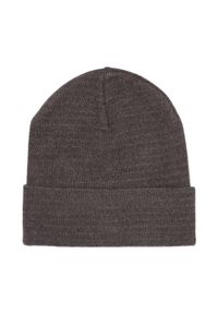 4f - H4Z22 Rubber Badge Beanie. Kolor: szary