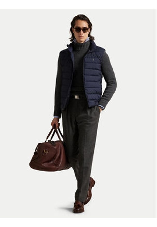 Polo Ralph Lauren Kamizelka 710967775001 Granatowy Regular Fit. Typ kołnierza: polo. Kolor: niebieski. Materiał: syntetyk