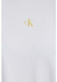 Calvin Klein Jeans t-shirt damski kolor biały. Kolor: biały. Materiał: dzianina. Wzór: nadruk #5