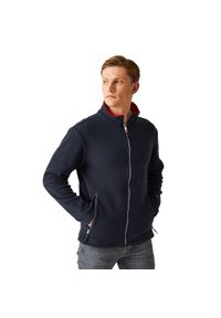 Regatta - Bluza Polarowa Męska Ascender 250. Kolor: czerwony, niebieski, wielokolorowy. Materiał: polar. Sezon: zima. Styl: sportowy. Sport: turystyka piesza #1