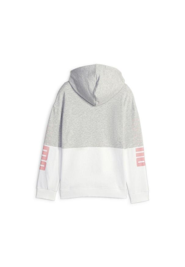 Puma - Bluza sportowa dla dzieci Power Colorblock Fl. Kolor: szary