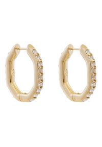 Swarovski Kolczyki kreole Dextera 5724584 Złoty. Materiał: metalowe. Kolor: złoty