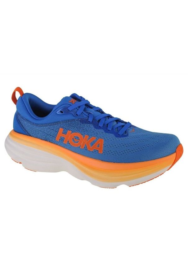 HOKA - Buty Hoka Bondi 8 1123202-CSVO niebieskie. Kolor: niebieski. Materiał: mesh. Szerokość cholewki: normalna