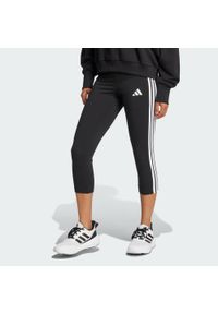 Adidas - Legginsy Essentials 3-Stripes Leggings 3/4 Length. Kolor: czarny