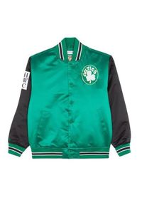 Kurtka męska koszykarska Mitchell & Ness NBA Boston Celtics zielona. Kolor: wielokolorowy. Materiał: syntetyk