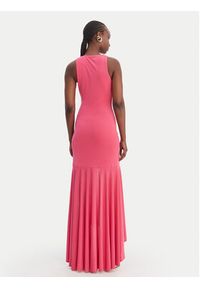 Just Cavalli Sukienka koktajlowa 80PAOB01 CJB04 Różowy Slim Fit. Kolor: różowy. Materiał: syntetyk. Styl: wizytowy #3