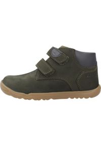 Geox - Buty GEOX B MACCHIA BOY Zielony. Kolor: zielony. Materiał: skóra. Styl: sportowy. Sport: turystyka piesza