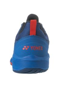 YONEX - Buty tenisowe męskie Yonex Power Cushion Sonicage 3 clay. Kolor: czerwony, niebieski, wielokolorowy. Sport: tenis