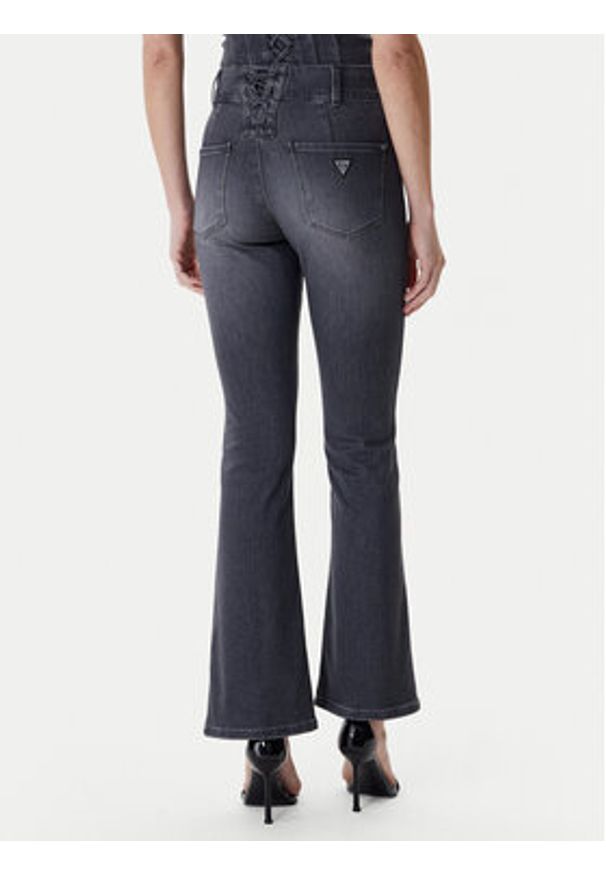 Guess Jeansy W6RA3I D6921 Szary Wide Leg. Kolor: szary