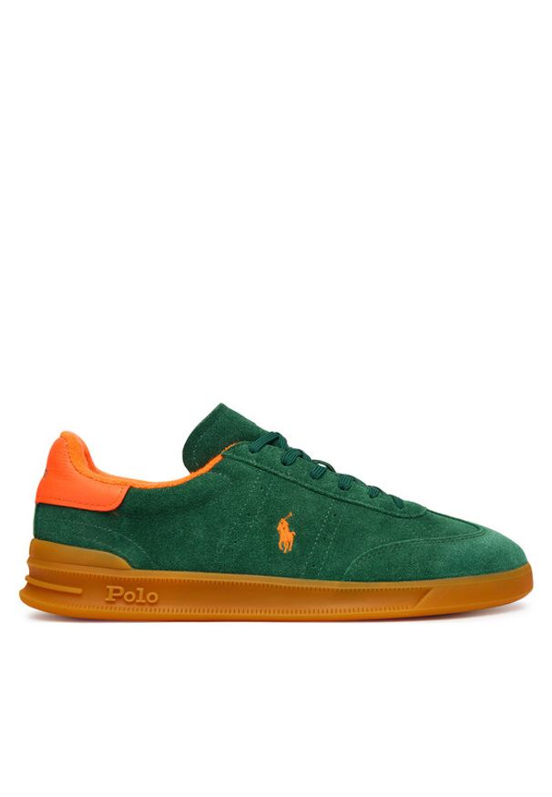 Polo Ralph Lauren Sneakersy 809P06951003 Zielony. Kolor: zielony. Materiał: skóra, zamsz