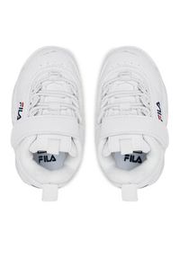 Fila Sneakersy Disruptor E Infants 1011298.1FG Biały. Kolor: biały. Materiał: skóra