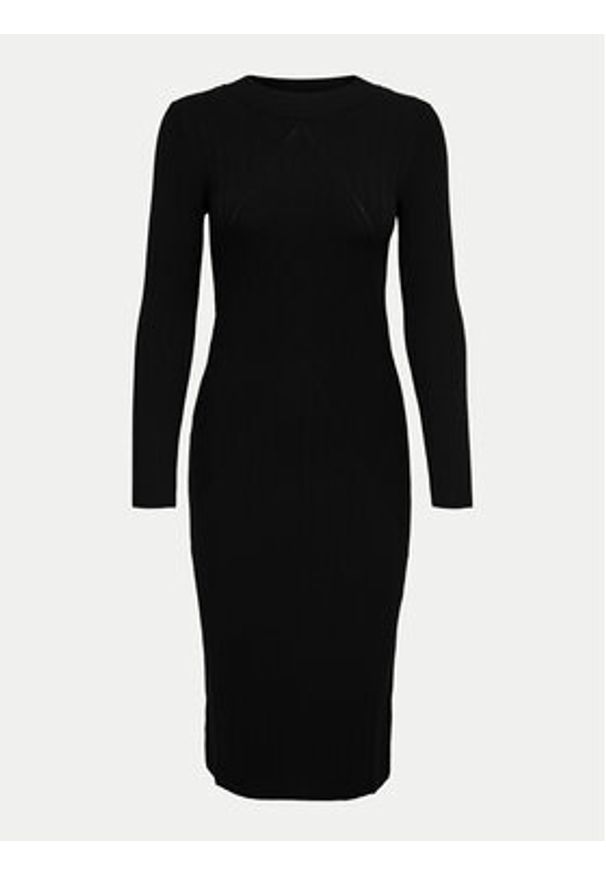 JDY Sukienka dzianinowa Kate 15207693 Czarny Slim Fit. Kolor: czarny. Materiał: syntetyk, wiskoza