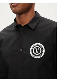 Versace Jeans Couture Koszula 76GALYS1 Czarny Regular Fit. Kolor: czarny. Materiał: bawełna
