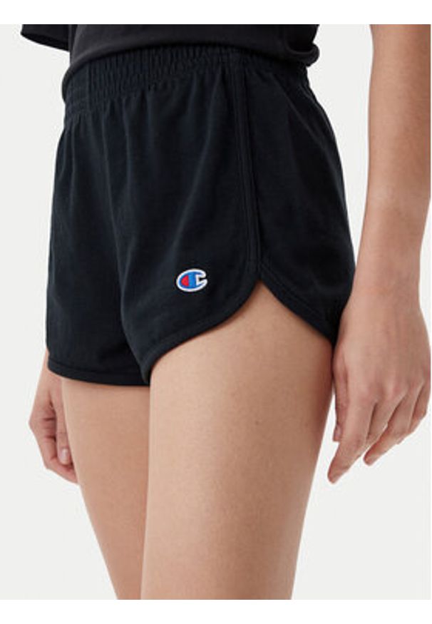 Champion Szorty sportowe 117873 Czarny Regular Fit. Kolor: czarny. Materiał: bawełna