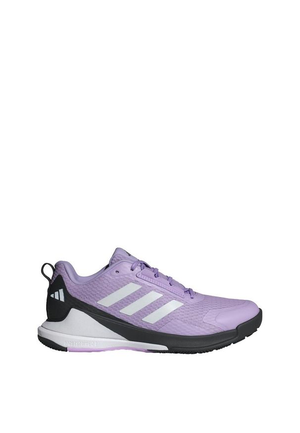 Adidas - Buty Novaflight 2 Indoor. Kolor: czarny, różowy, biały, wielokolorowy. Materiał: materiał. Sport: siatkówka