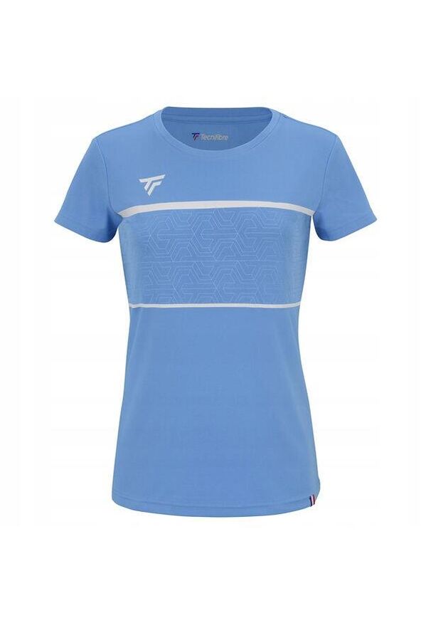 TECNIFIBRE - Koszulka tenisowa dziecięca Tecnifibre Team Tech Tee. Kolor: niebieski. Sport: tenis