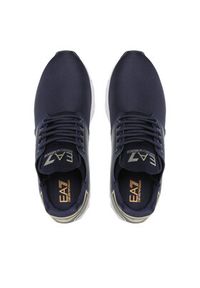 EA7 Emporio Armani Sneakersy X8X123 XK300 S323 Granatowy. Kolor: niebieski. Materiał: materiał