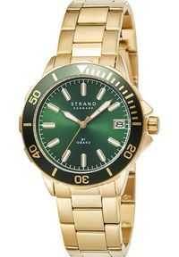 Zegarek Strand Zegarek męski Strand S744GDGESG złoty. Kolor: złoty #1