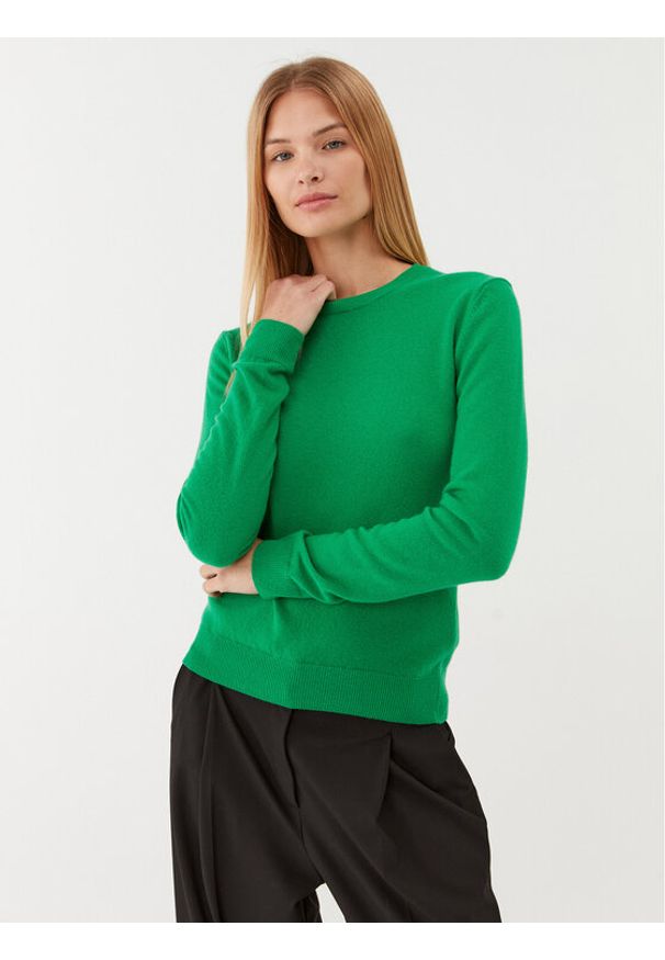 United Colors of Benetton - Sweter United Colors Of Benetton. Kolor: zielony