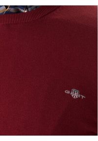 GANT - Gant Sweter 8030561 Czerwony Regular Fit. Kolor: czerwony. Materiał: bawełna #5