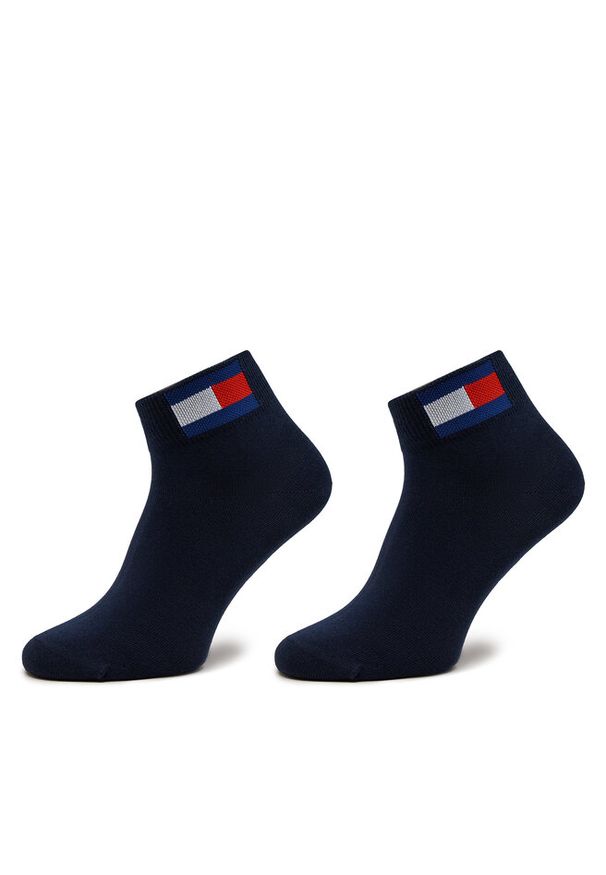 Skarpety długie Tommy Jeans. Kolor: niebieski