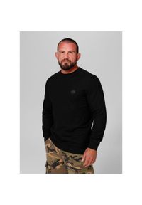 PITBULL - Longsleeve męski Pitbull Pique Rockey. Kolor: czarny. Długość rękawa: długi rękaw #1