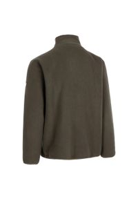 TRESPASS - Bluza Męska Corsham Marl Half Zip Fleece Top. Kolor: zielony