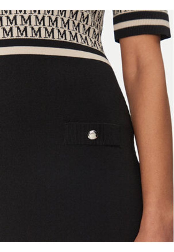 Morgan Sukienka dzianinowa 251-RMESTEM Beżowy Slim Fit. Kolor: beżowy. Materiał: syntetyk