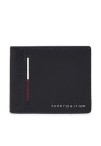 TOMMY HILFIGER - Tommy Hilfiger Mały Portfel Męski Casual Mini AM0AM12767 Granatowy. Kolor: niebieski. Materiał: skóra #1