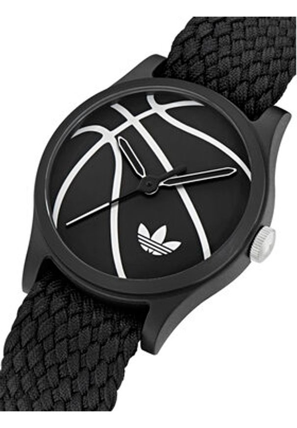 Adidas - adidas Zegarek Game One AOSY25024 Czarny. Kolor: czarny
